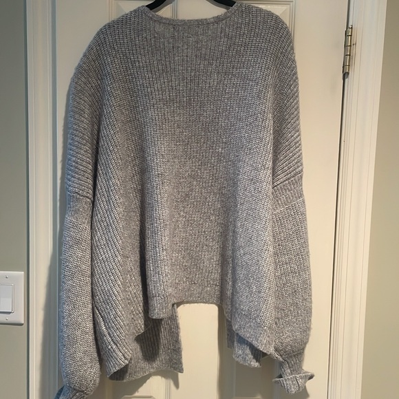 ASOS design gray open front cardigan size us18 - Picture 2 of 8